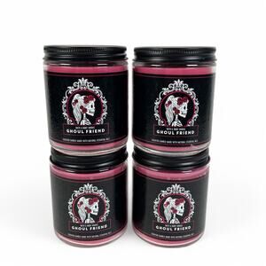 Ghoul Friend Bath and Body Works Single Wick Candle 7oz Halloween Lot of 4